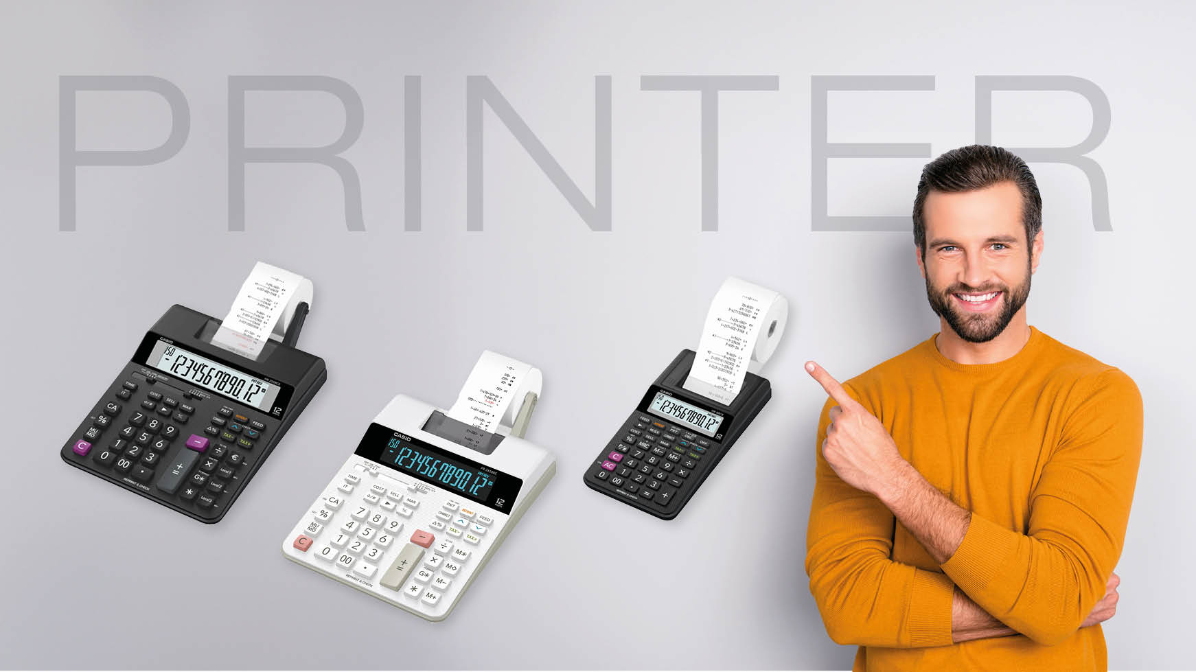 Casio printer banner